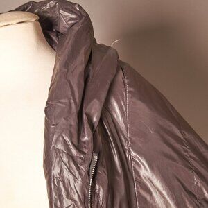 Vintage Y2K Black Puffer Cape Coat